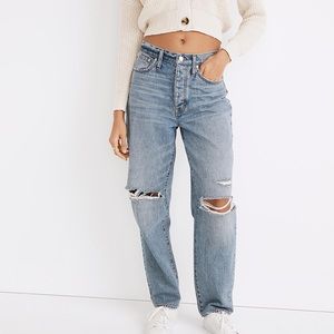 Madewell Blue Boyfriend Jeans